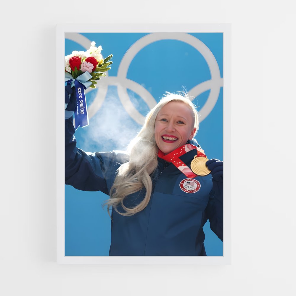 Poster Médaillée de Passion – affiche Bobsleigh (vue 3)